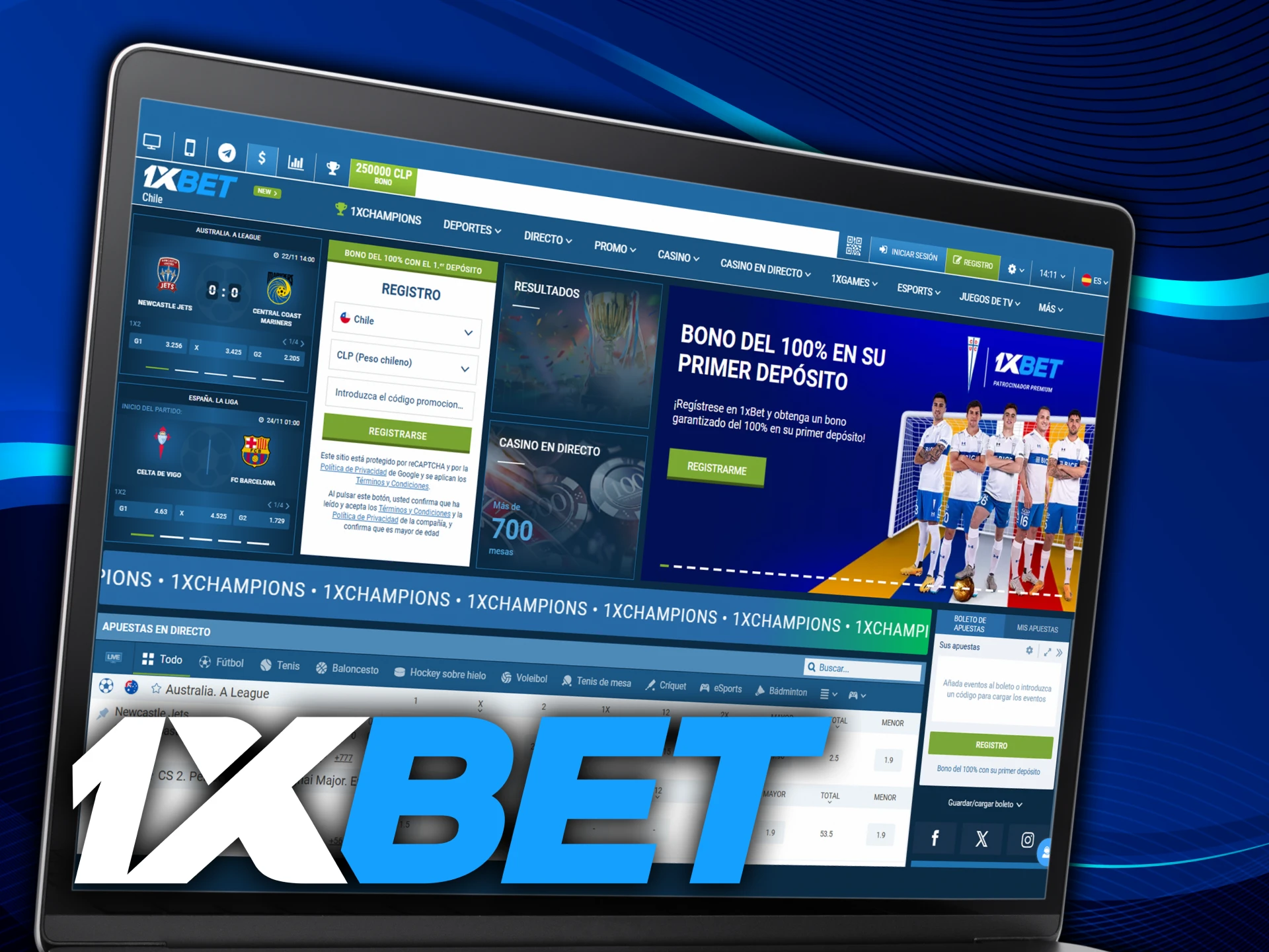 Estudie información sobre el sitio web 1xbet.