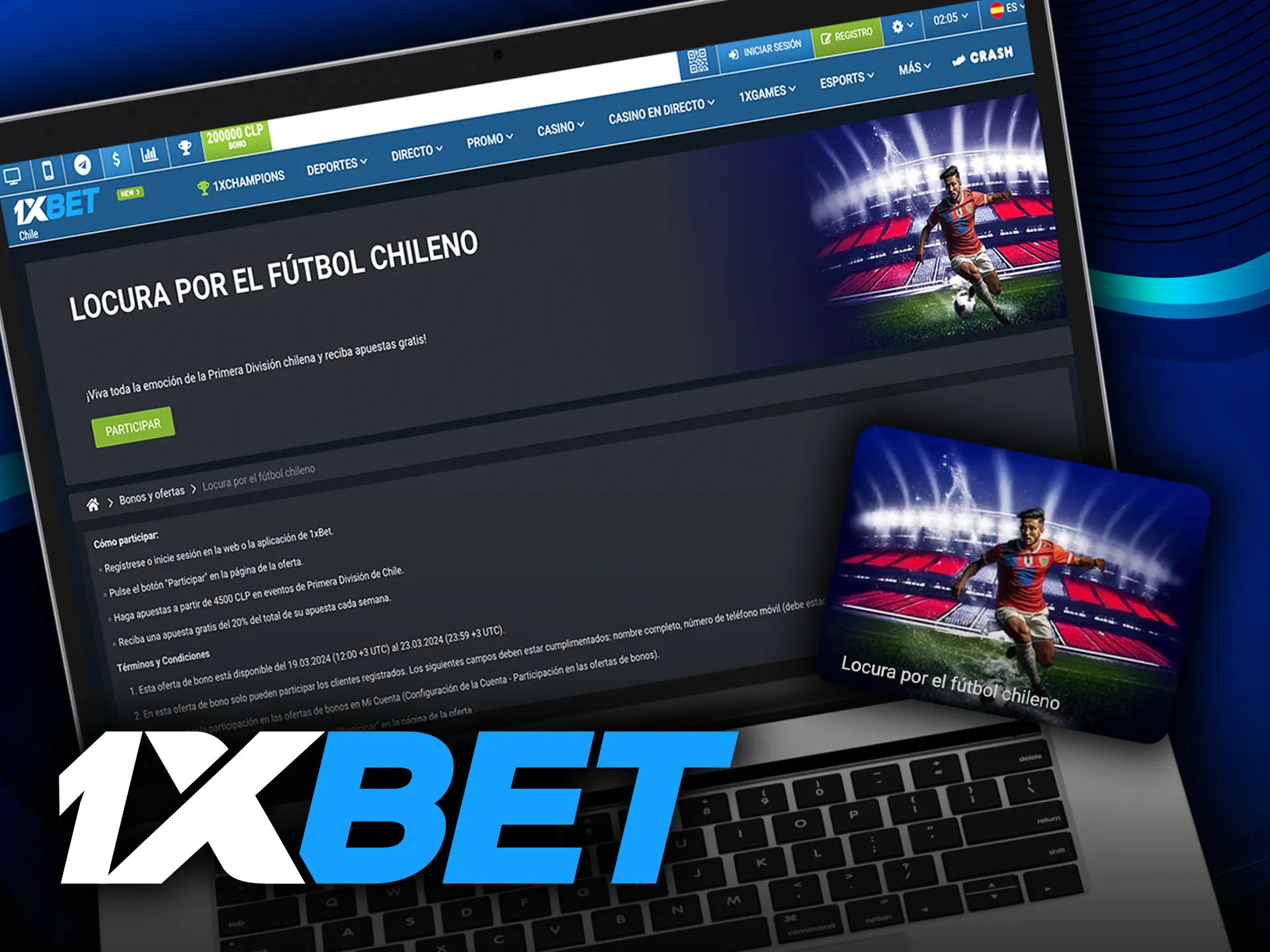 Puede obtener bonos de 1xbet apostando en deportes populares.