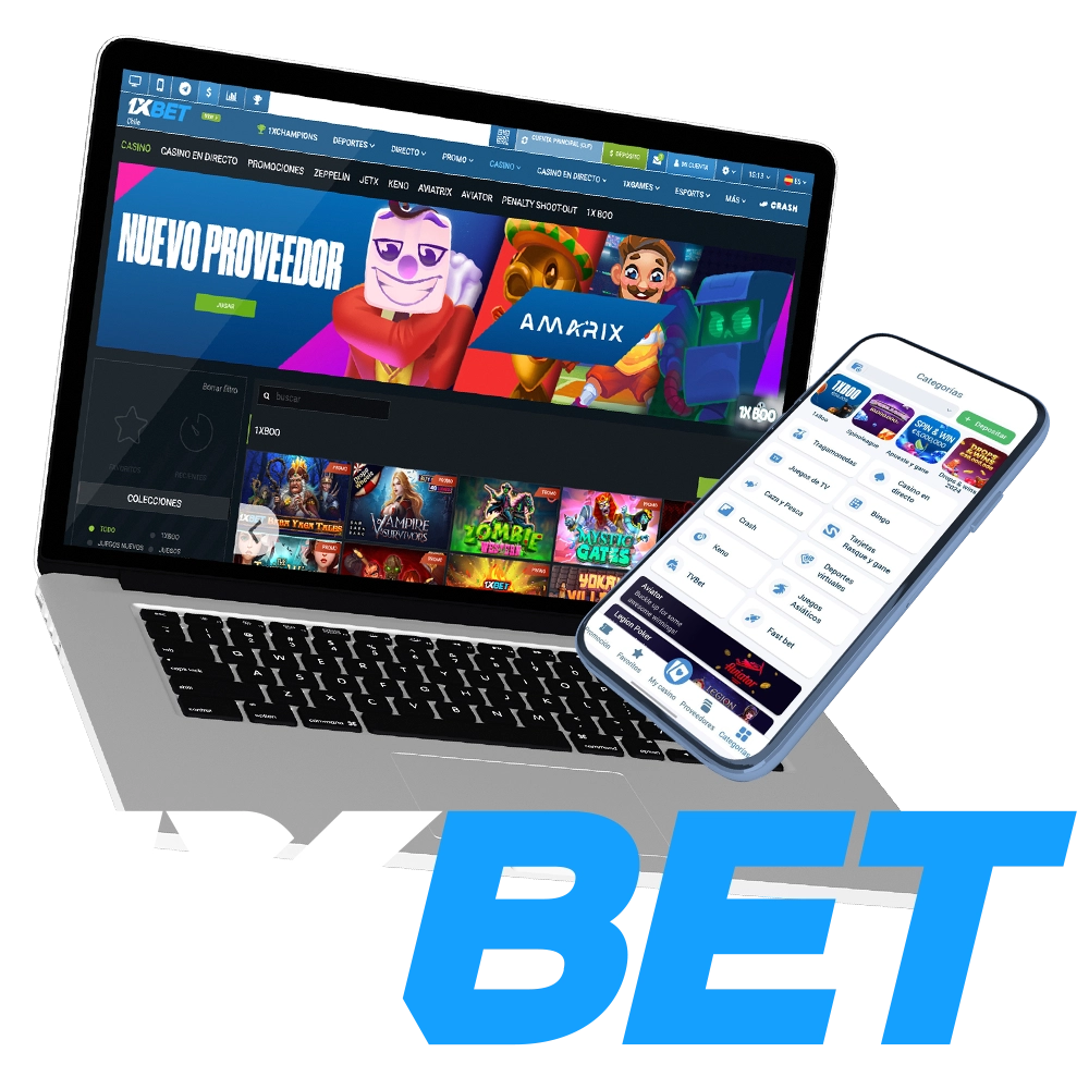 El casino 1xbet ofrece muchos juegos para los chilenos.