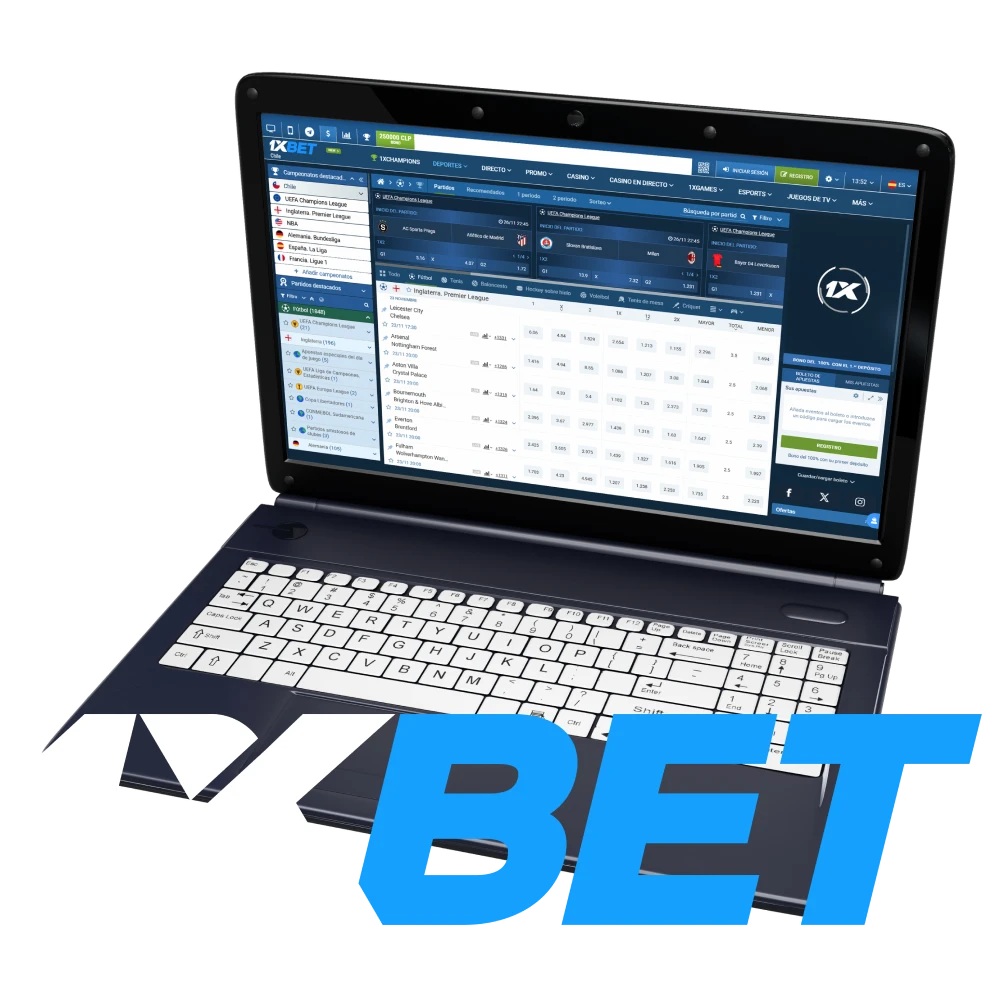 Para apuestas de fútbol, ​​elija 1xbet.