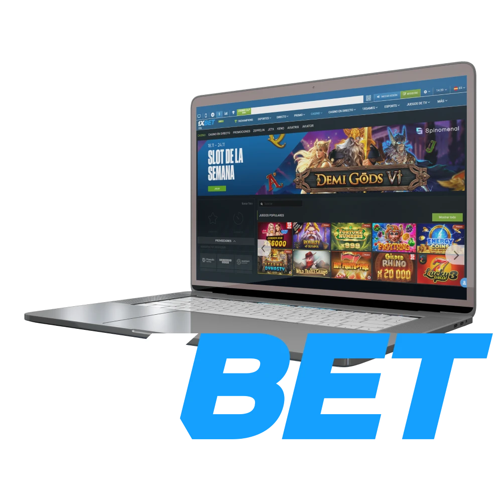 Para juegos de casino, elija el sitio 1xbet.