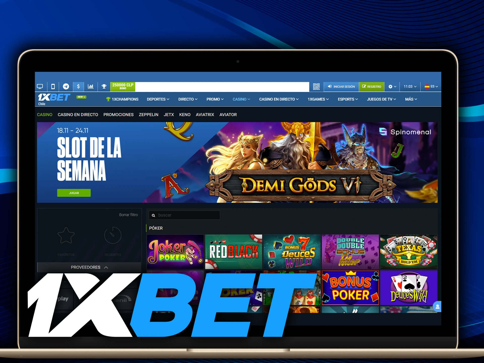 Para juegos en 1xbet, elija juegos de mesa.