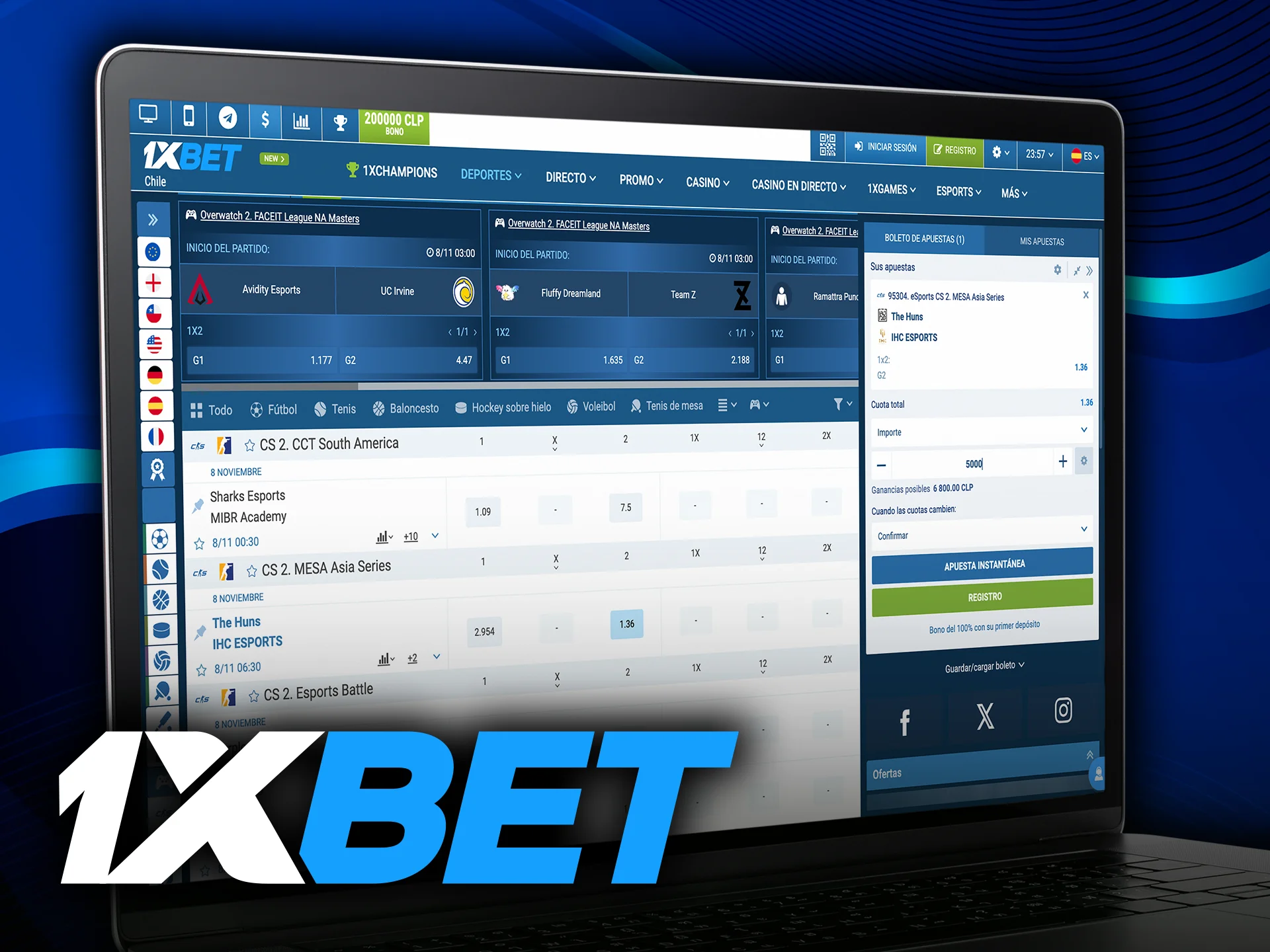 Cybersport es cada vez más popular en la plataforma 1xbet para realizar apuestas.