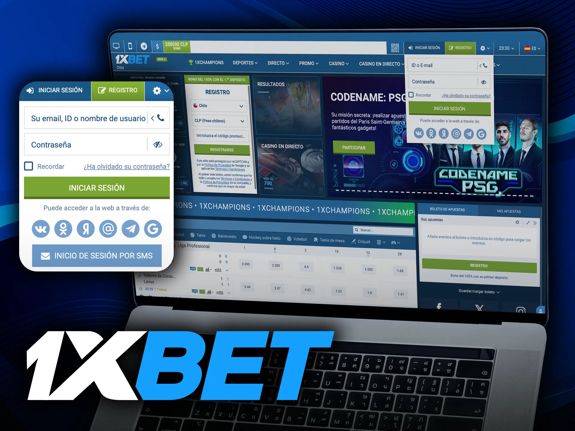 Entrar en 1xbet es un proceso rápido y cómodo.