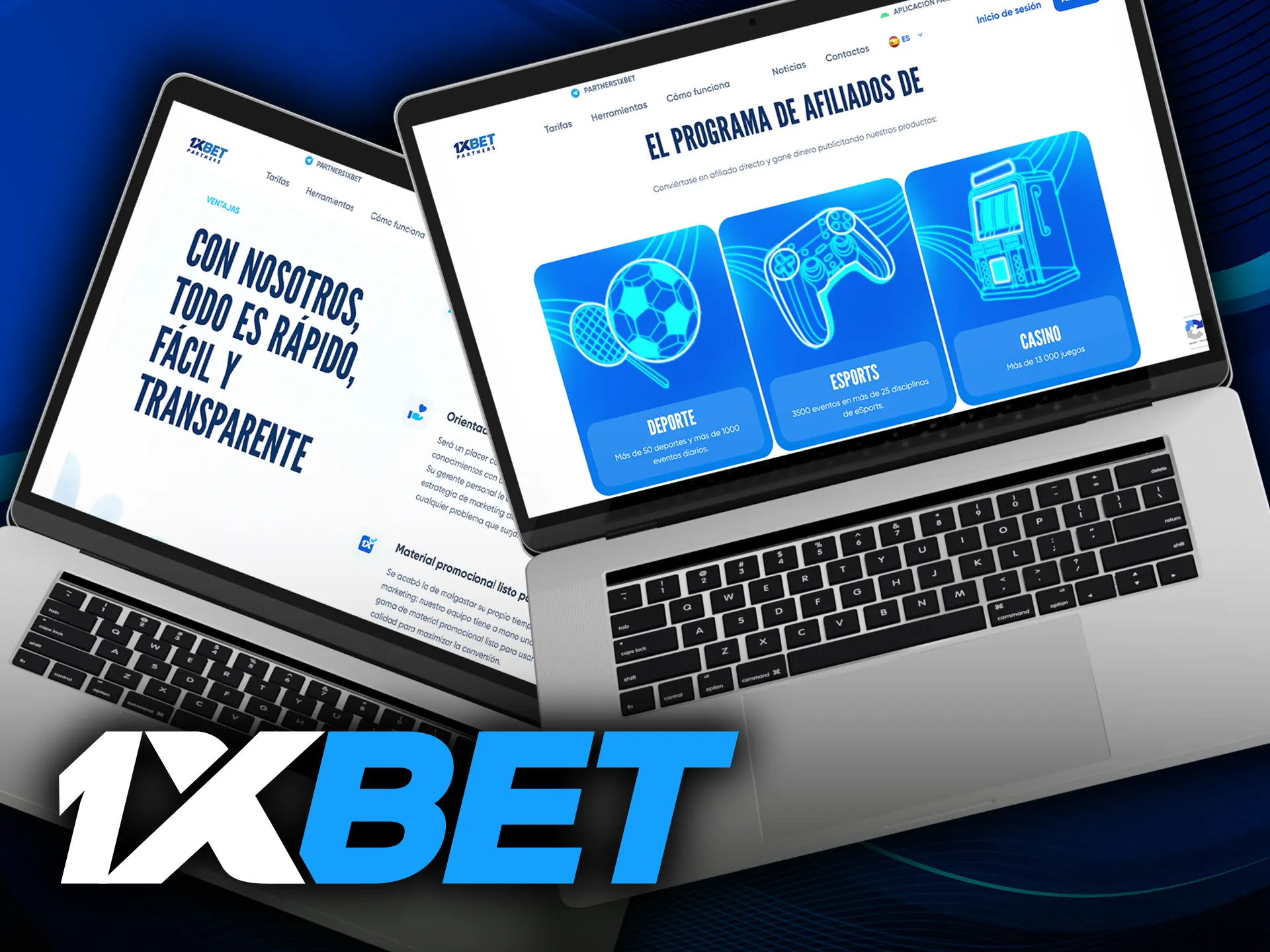 Hágase socio de 1xbet y obtenga ventajas adicionales.