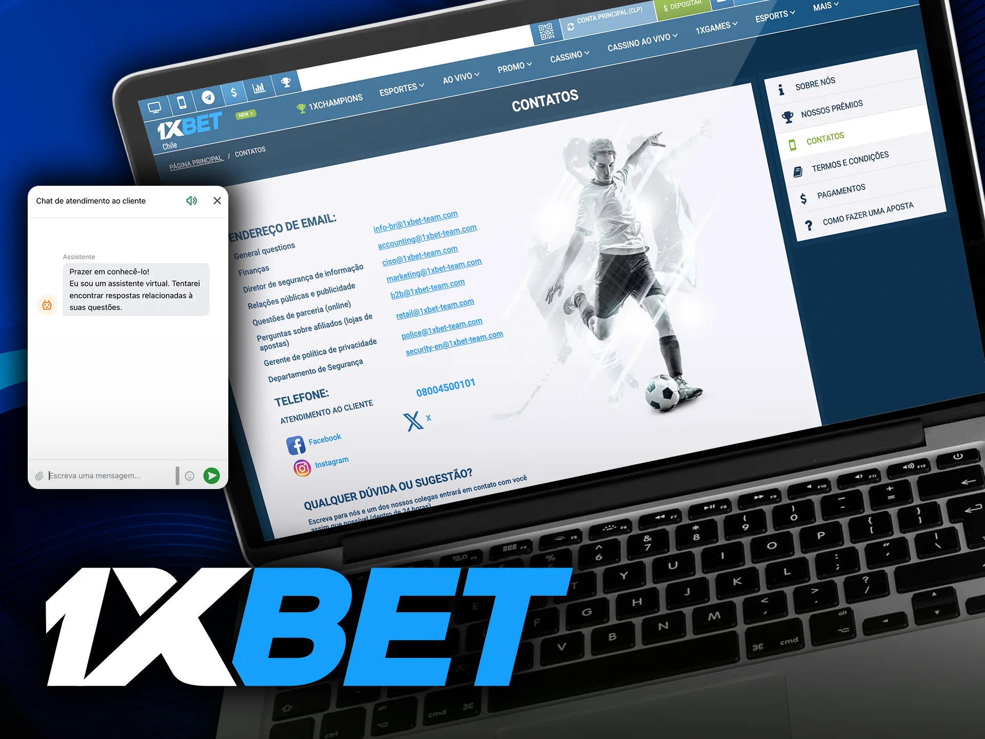 El equipo de soporte de 1xbet esta disponible 24 horas al dia, 7 dias a la semana.