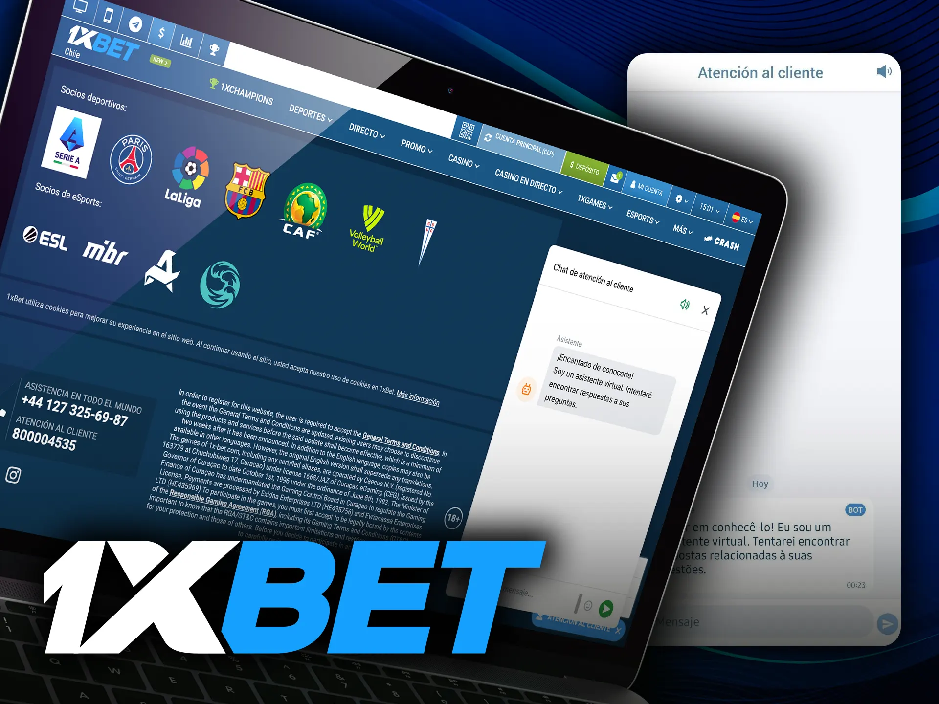 Escriba a 1xbet chat para obtener respuestas a todas sus preguntas.