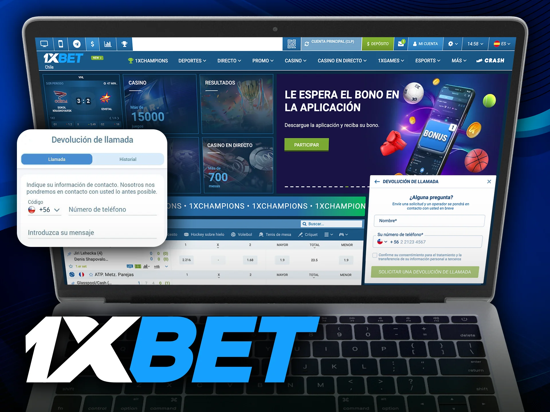 Los números de contacto actualizados están disponibles en 1xbet.