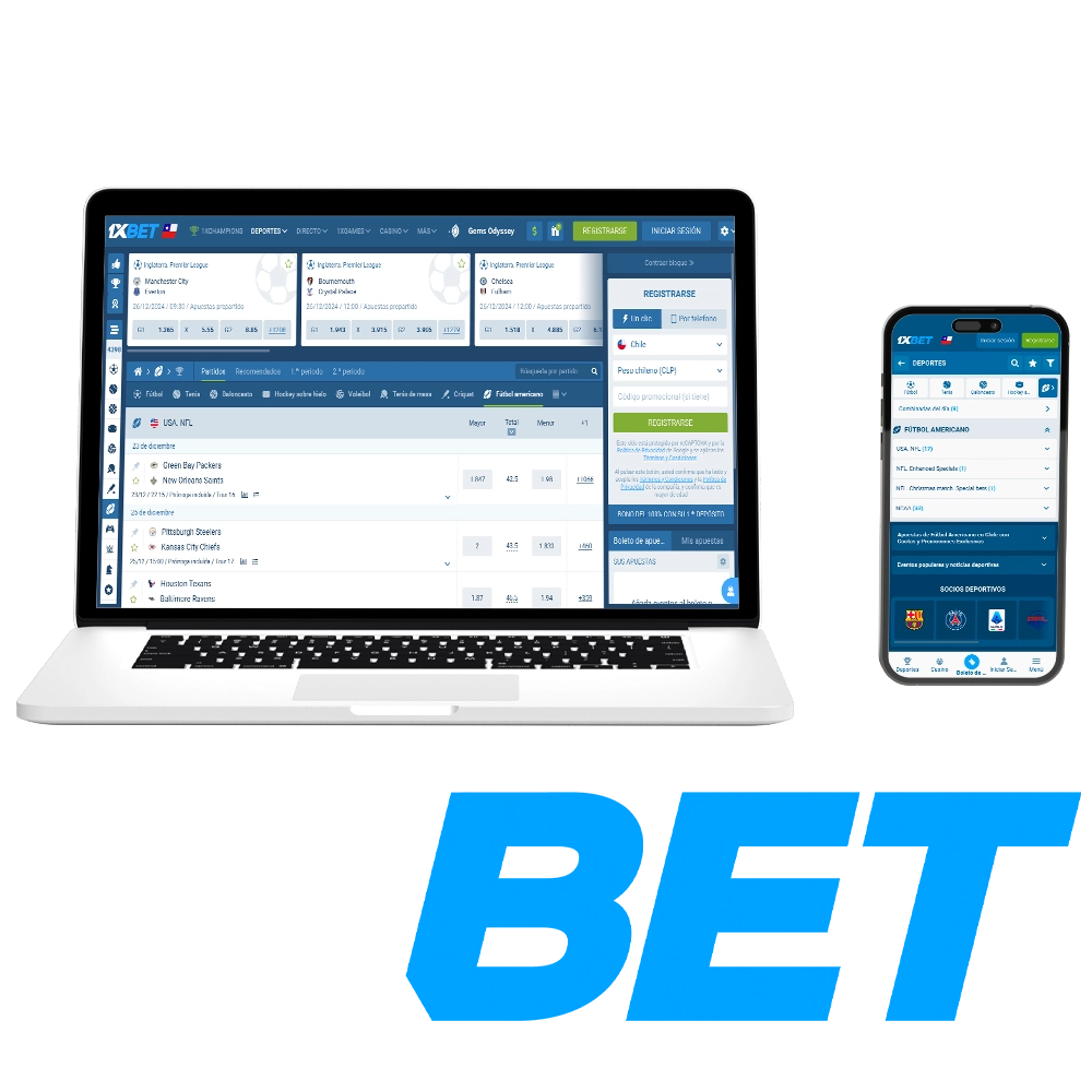 Vive la experiencia única de apostar en Fútbol Americano en 1xbet.