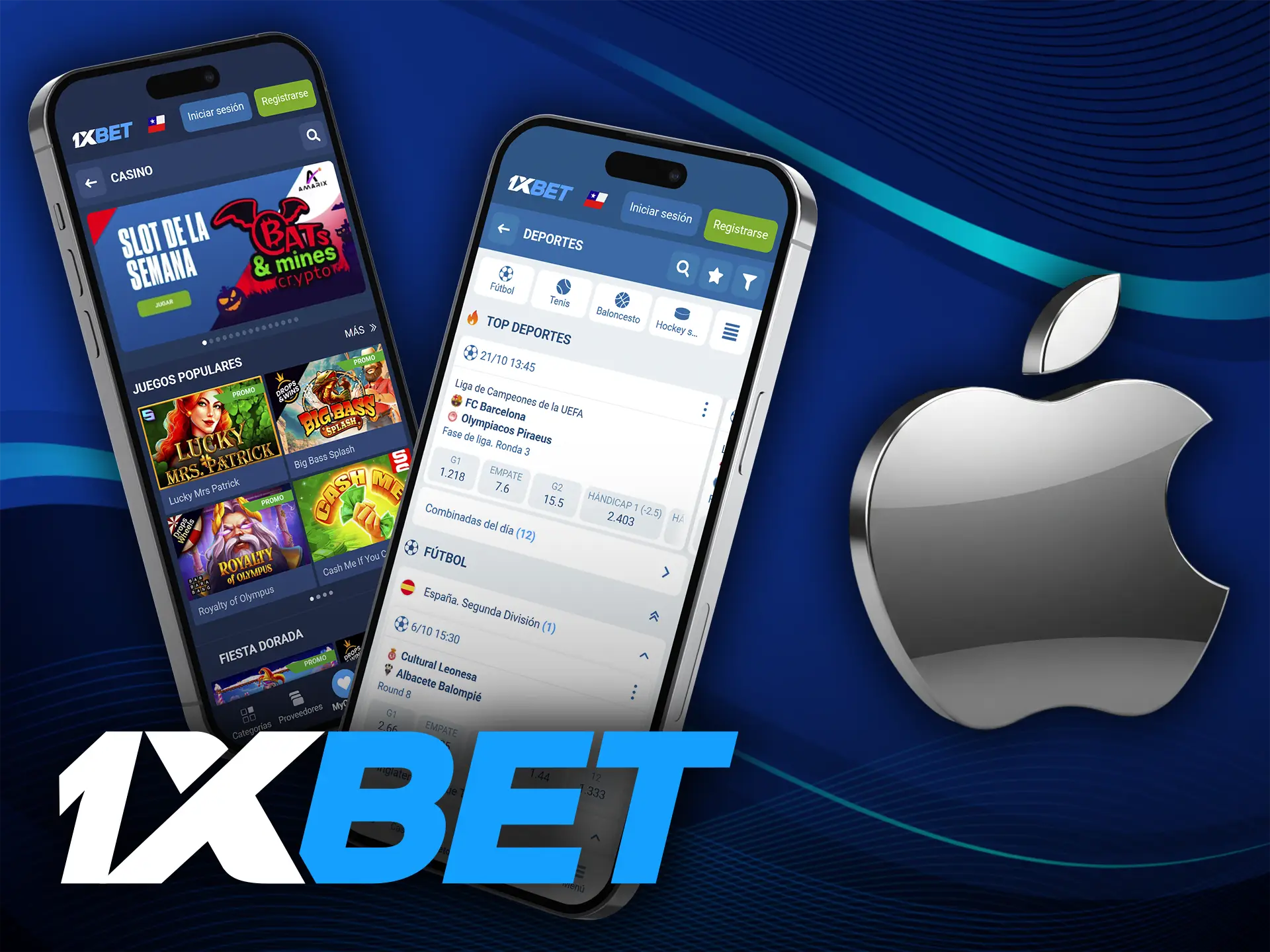 Instala la aplicación 1xBet para iOS directamente desde la App Store.
